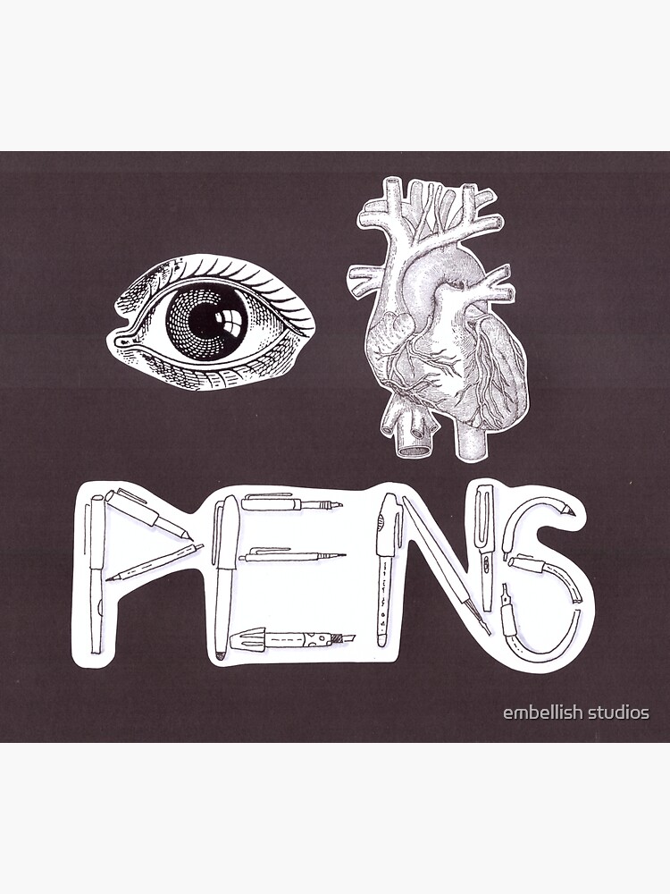 Eye Heart pens by tammymurdock