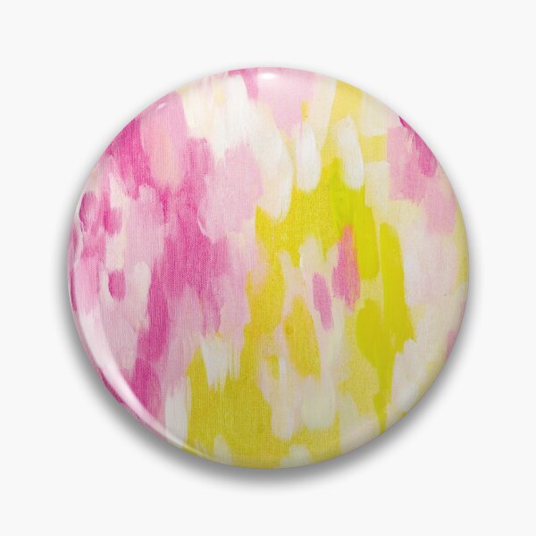 Artikelvorschau, Abstrakter heller rosa und heller gelber Anstrich entworfen und verkauft von Ilze Lucero.