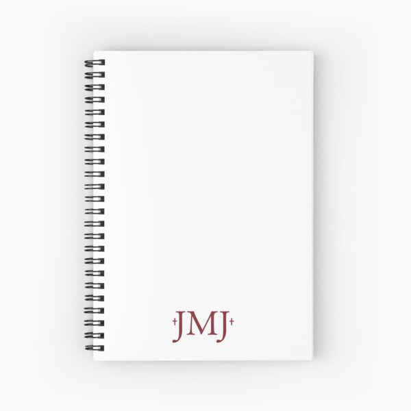 JMJ: Jesus Mary Joseph Spiral Notebook