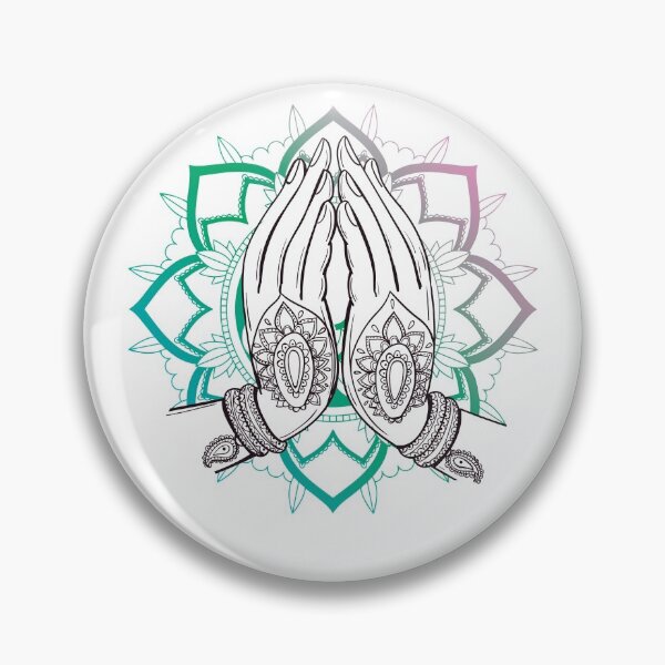 Item preview, Lotus Flower Prayer Hands designed and sold by Ninjawhere.
