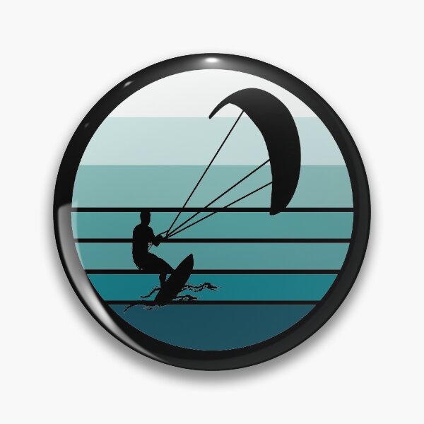 Item preview, Retro Kiteboarder - a cool design for people who love to Kiteboard designed and sold by EstelleStar.