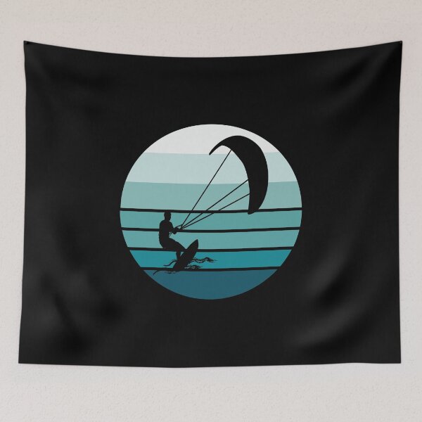 Item preview, Retro Kiteboarder - a cool design for people who love to Kiteboard designed and sold by EstelleStar.