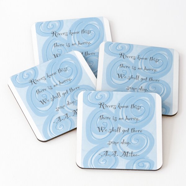 Item preview, Rivers Know This -A.A. Milne Quote designed and sold by DivergeDesigns.