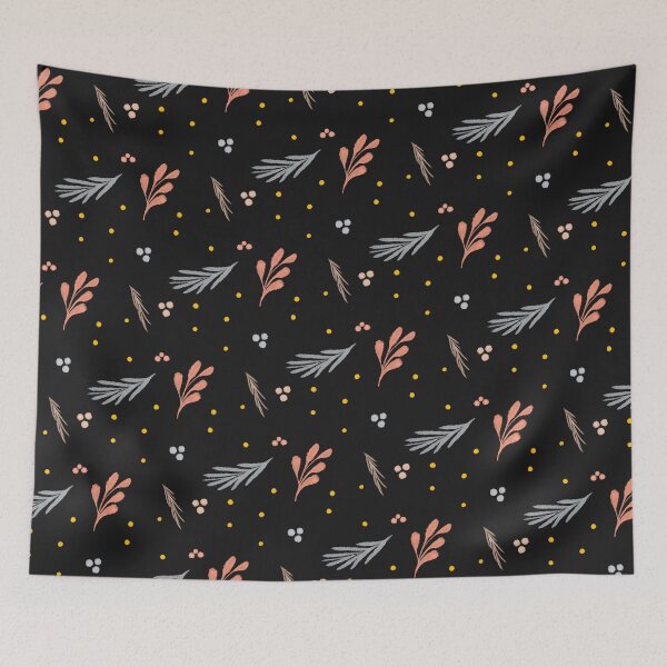 Item preview, Painterly pattern on dark background designed and sold by Ilze Lucero.