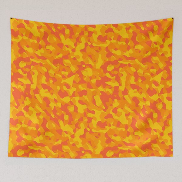 Item preview, Orange and Yellow Camouflage Camo Pattern designed and sold by RootSquare.