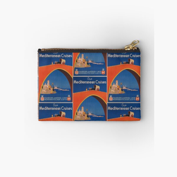 Item preview, Our Mediterranean Cruises vintage travel poster designed and sold by stickart-marek.