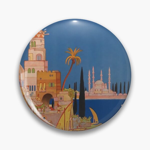 Item preview, Our Mediterranean Cruises vintage travel poster designed and sold by stickart-marek.