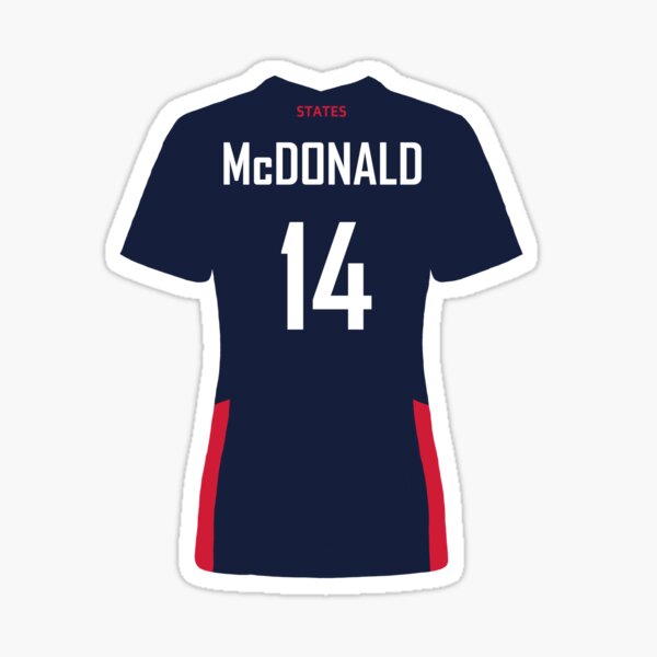 Sam Mewis Red USWNT Jersey Poster for Sale by mappsart