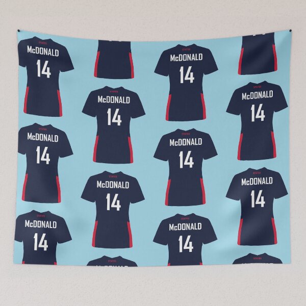 Item preview, Jessica McDonald 2020 Away USWNT Jersey #14 designed and sold by mappsart.