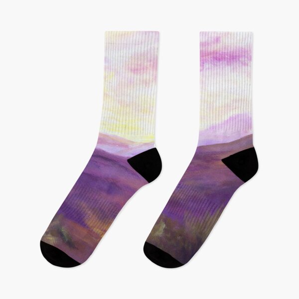 Item preview, A Violet Landscape AC150625a designed and sold by CSteenArt.