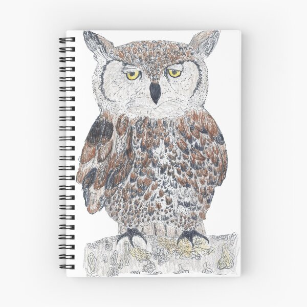 Item preview, The Complacent Owl designed and sold by ArtChildGalore.