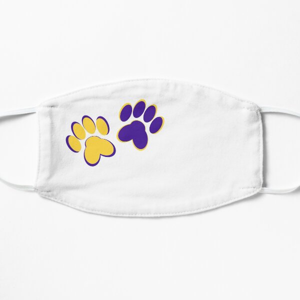 Paw Print Mask on White Mask