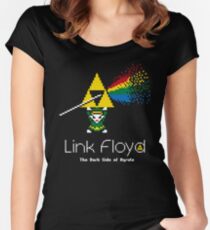Link Floyd: the Dark Side of Hyrule Women's Fitted Scoop T-Shirt