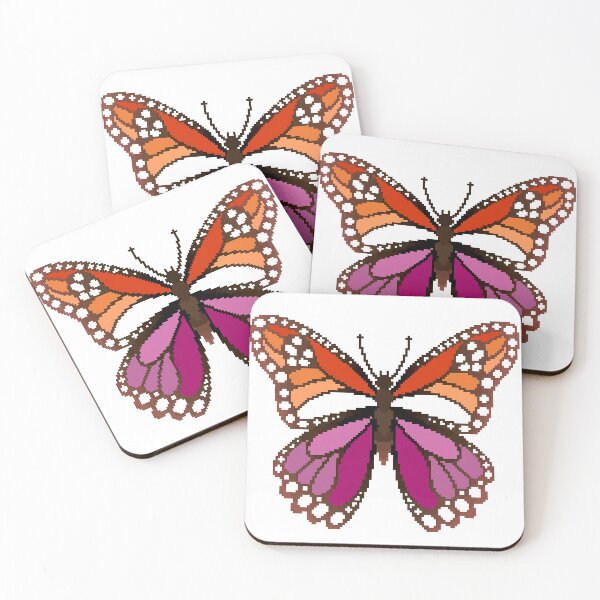 Item preview, Lesbian Pride Butterfly designed and sold by MetallicWings15.