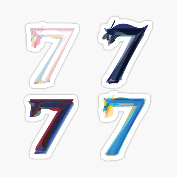 Artikel-Vorschau von BTS, „Map of the Soul 7“-Stickerpaket (hohe Qualität), designt und verkauft von Doolman.