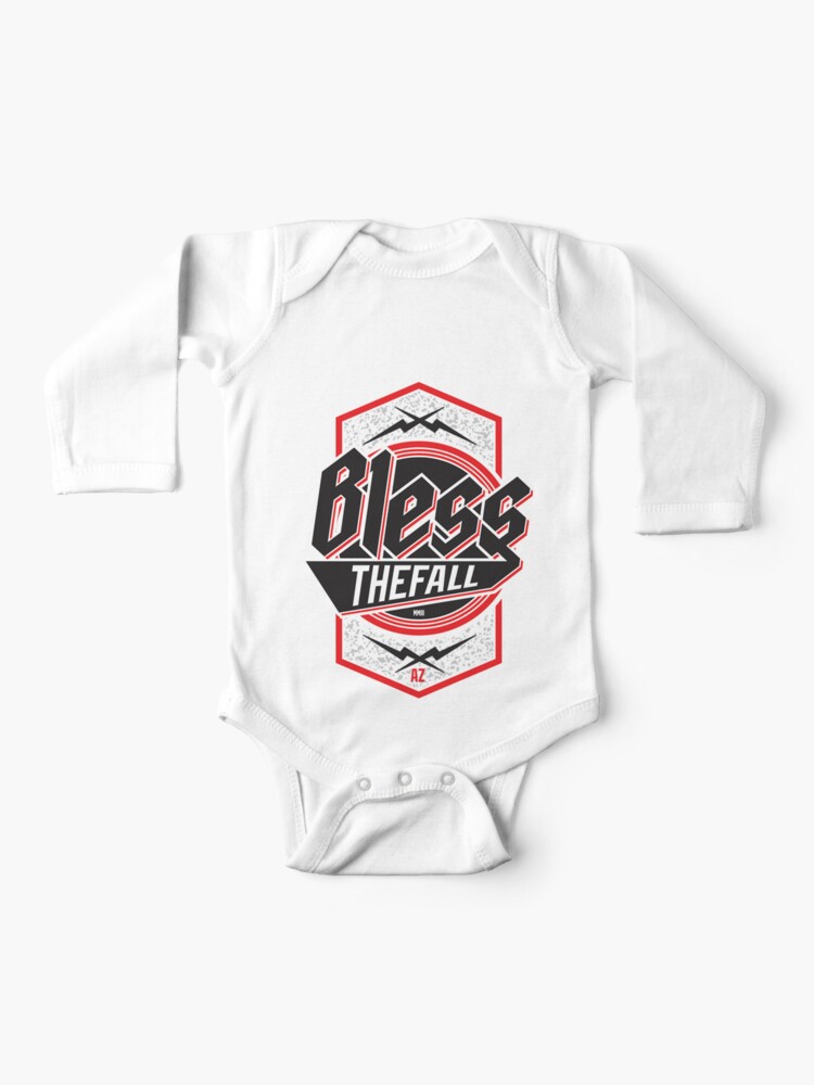 Blessthefall Shield Baby One Piece By Summerfreeze Redbubble