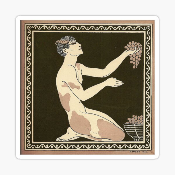 Prélude à l’après-midi d’un faune by George Barbier, 1913 Sticker