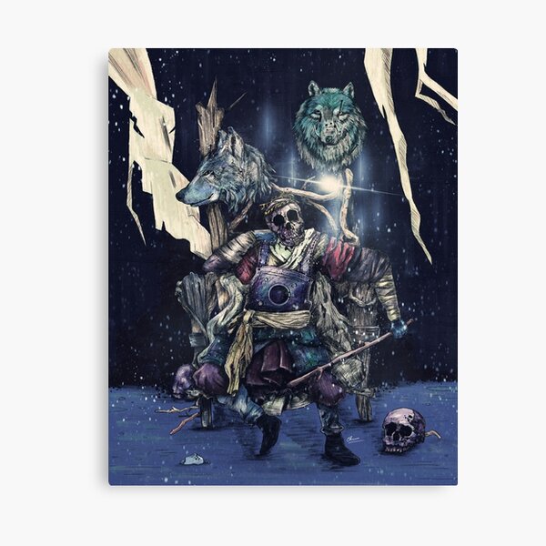 throne. Canvas Print
