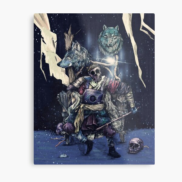 throne. Metal Print