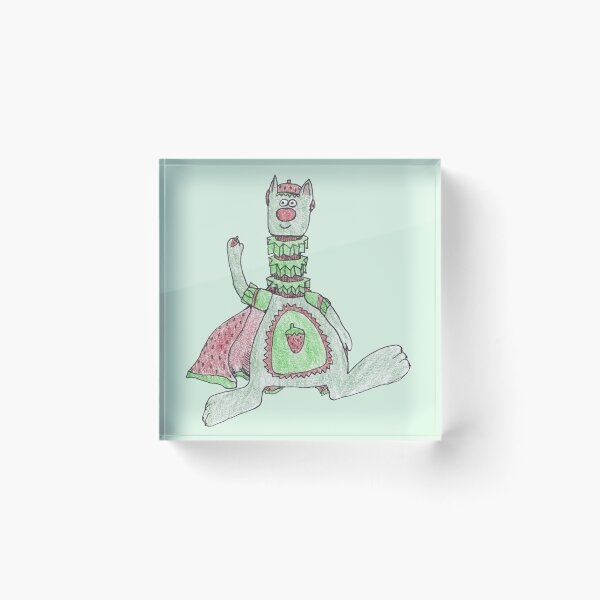 Item preview, Strawberry Super Hero designed and sold by ArtChildGalore.