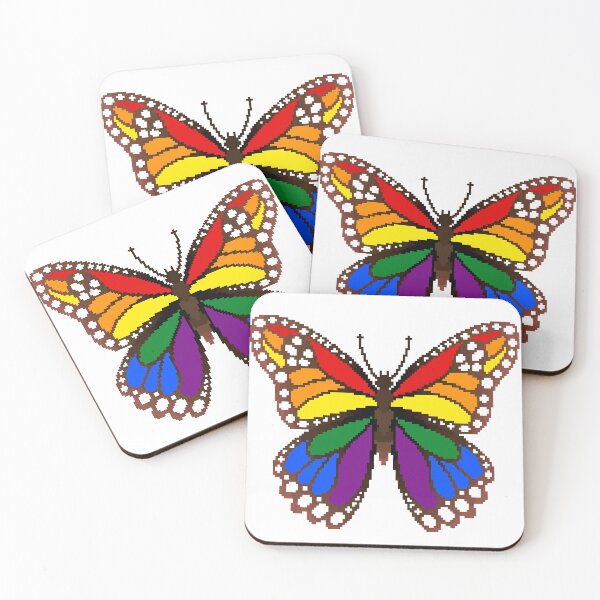 Item preview, Gay Pride Butterfly designed and sold by MetallicWings15.