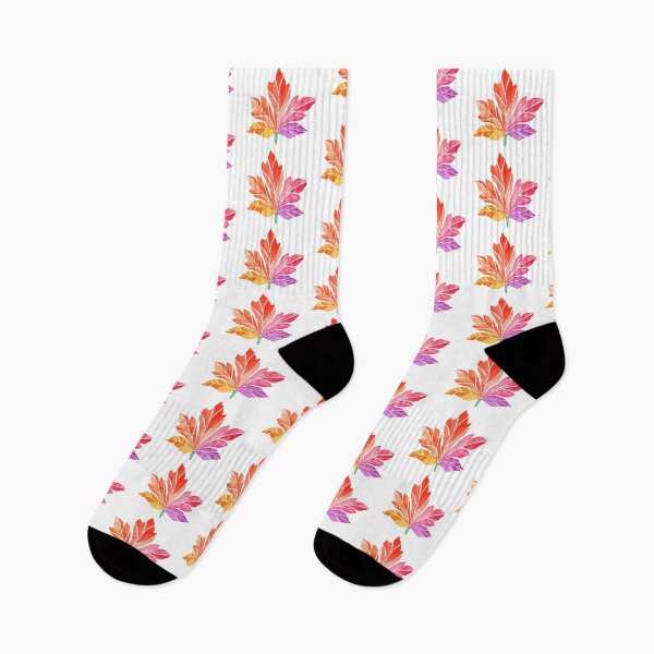 Item preview, Watercolor Multicolored Maple Leaf designed and sold by artichromadsgns.