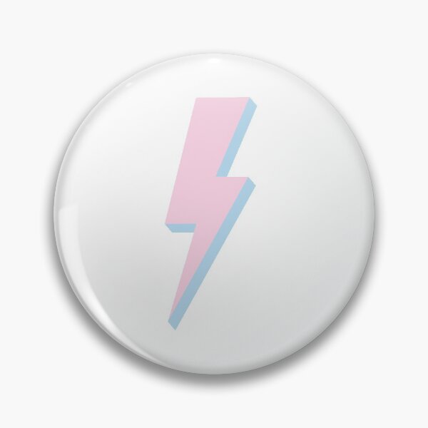 Item preview, LIGHTNING BLUE AND PINK designed and sold by Stickers by SoSrat.