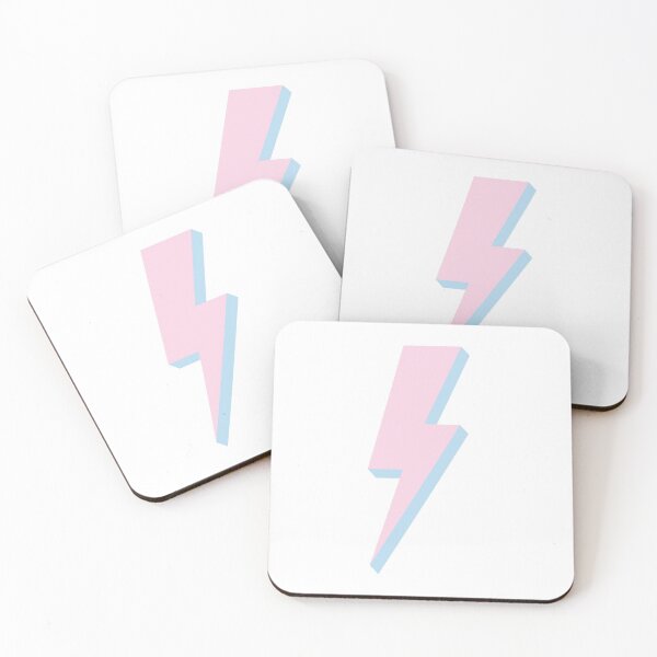 Item preview, LIGHTNING BLUE AND PINK designed and sold by Stickers by SoSrat.