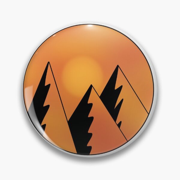 Item preview, Sunset Mountains designed and sold by logostickers.