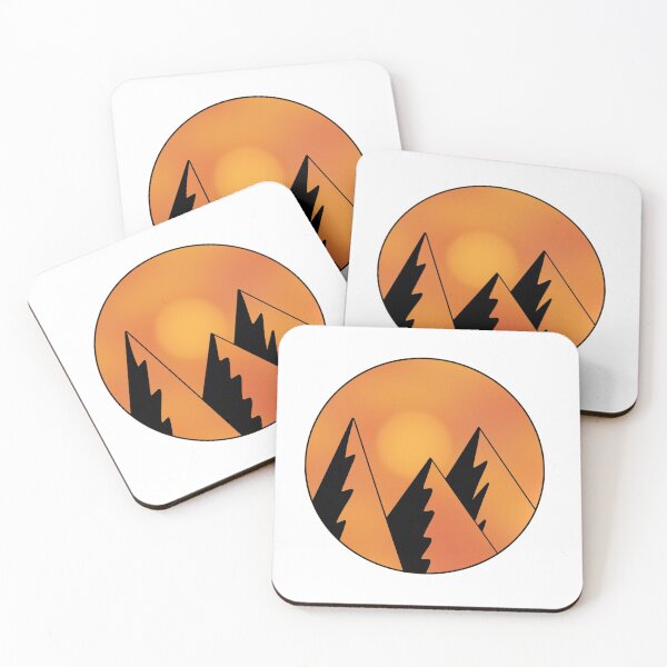 Item preview, Sunset Mountains designed and sold by logostickers.