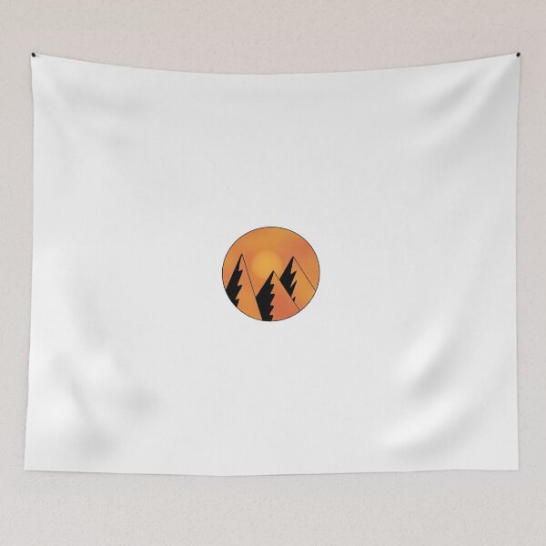 Item preview, Sunset Mountains designed and sold by logostickers.