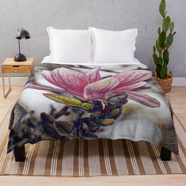 Item preview, Beautiful Pink Magnolia Flower designed and sold by ReneeKennedy.