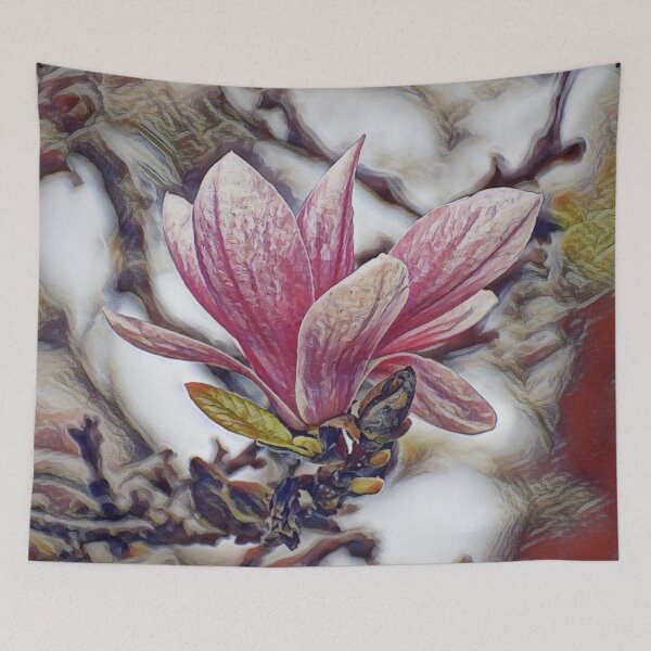 Item preview, Beautiful Pink Magnolia Flower designed and sold by ReneeKennedy.