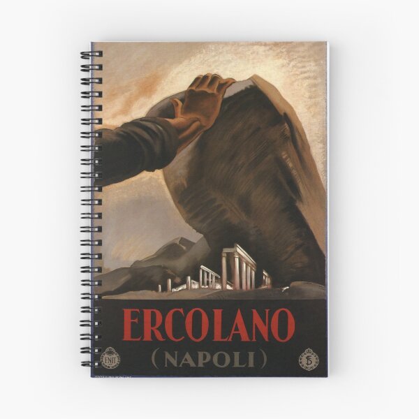 Item preview, ENIT Ercolano Napoli vintage travel poster designed and sold by stickart-marek.