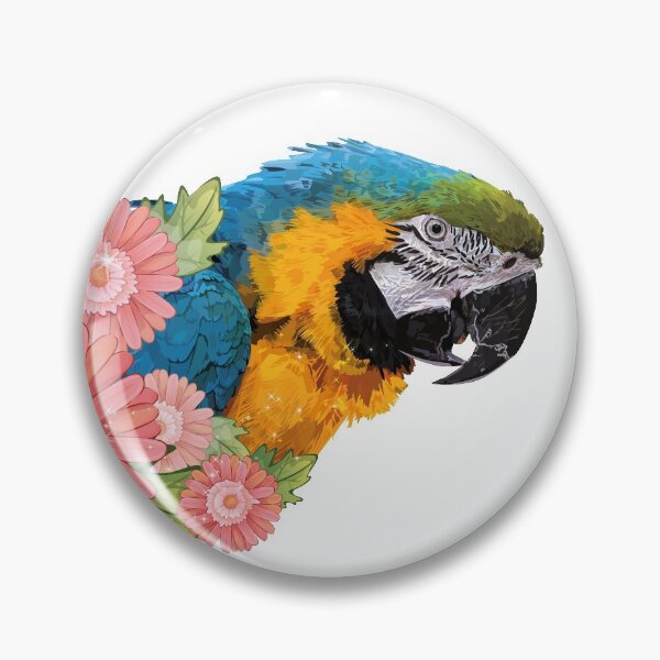 Item preview, Blue and yellow macaw designed and sold by obscurite.