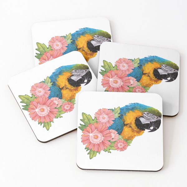 Item preview, Blue and yellow macaw designed and sold by obscurite.