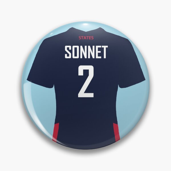 Item preview, Emily Sonnet 2020 Away USWNT Jersey #2 designed and sold by mappsart.