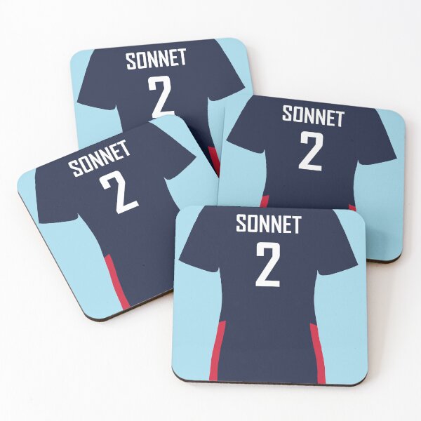 Aperçu de l'œuvre Emily Sonnet 2020 Away USWNT Jersey # 2 créée et vendue par mappsart.