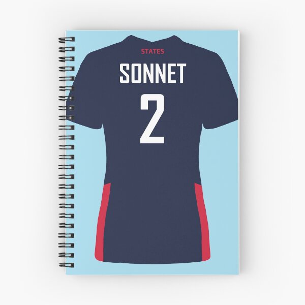 Item preview, Emily Sonnet 2020 Away USWNT Jersey #2 designed and sold by mappsart.