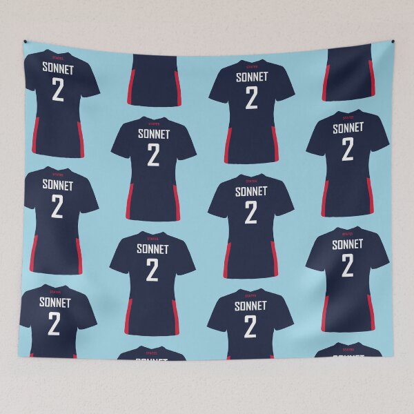 Item preview, Emily Sonnet 2020 Away USWNT Jersey #2 designed and sold by mappsart.