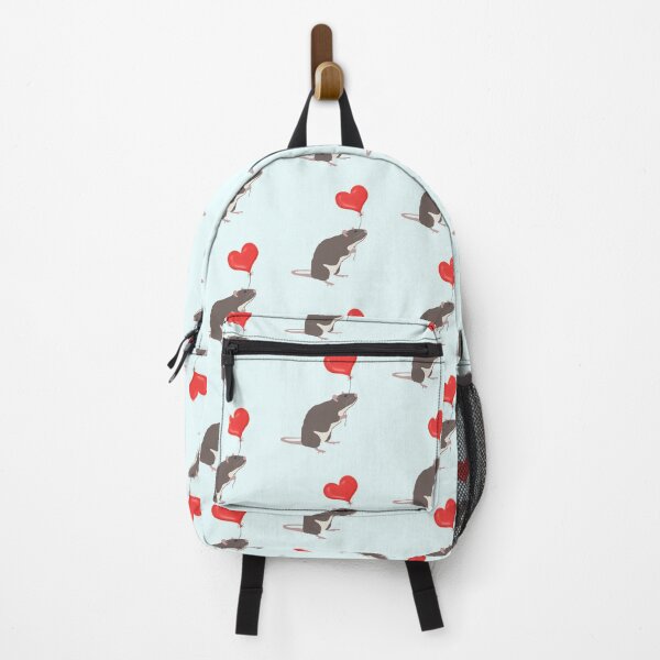 Item preview, Rat with Heart Balloon designed and sold by Amy Hadden.