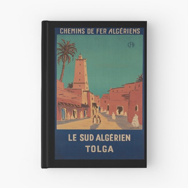 Item preview, Le Sud Algerien Tolga vintage travel poster designed and sold by stickart-marek.
