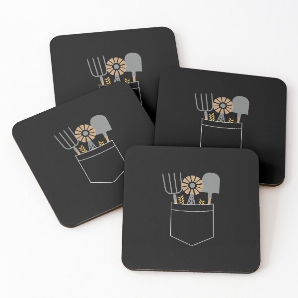 Item preview, Funny and Cute Farmer Tools Pocket designed and sold by livegood.