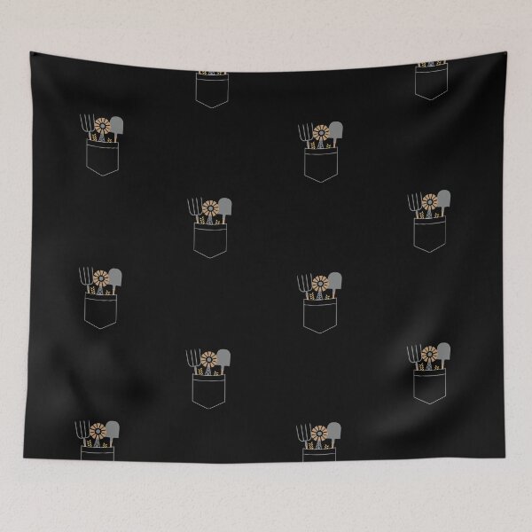 Item preview, Funny and Cute Farmer Tools Pocket designed and sold by livegood.