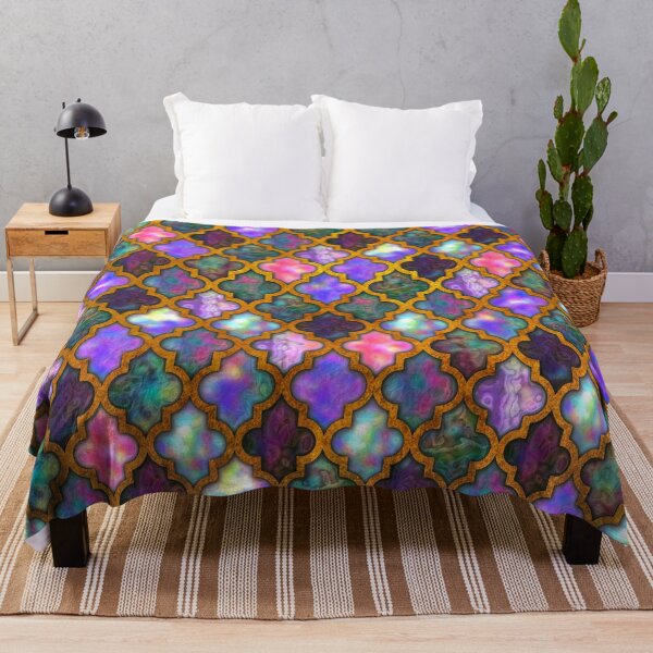 Item preview, Moroccan tiles iridescent pattern cells designed and sold by Red Witch Art.