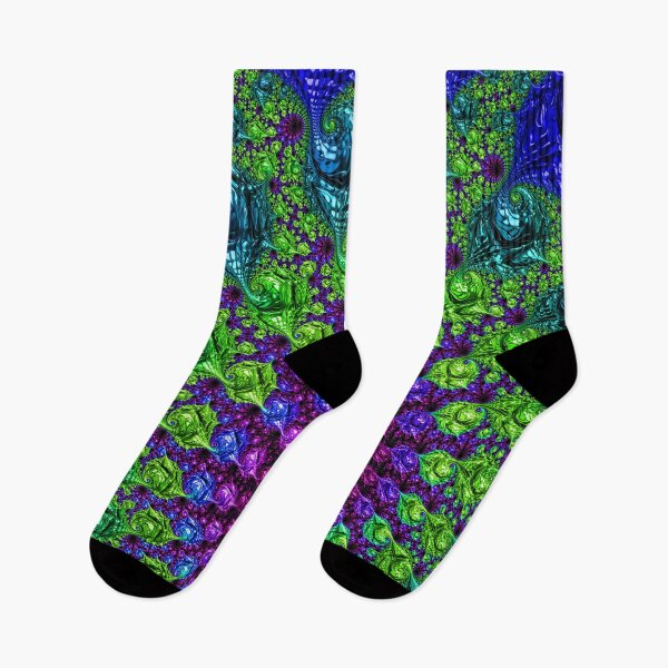 Artikelvorschau, Juwelentöne Spiral Fractal Art entworfen und verkauft von roseglasses.