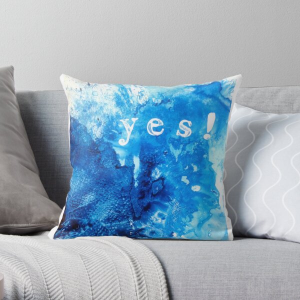 Yes! Throw Pillow