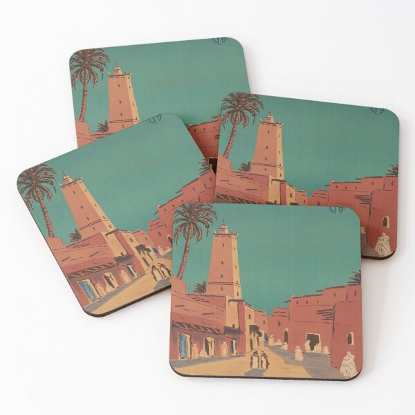Item preview, Le Sud Algerien Tolga vintage travel poster designed and sold by stickart-marek.