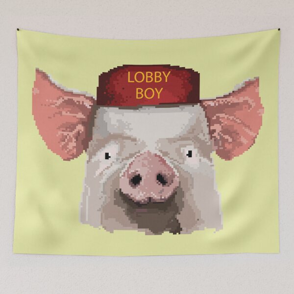 Item preview, Animal Series #2 : Pig as a Lobby Boy designed and sold by Fakron Jamalin.