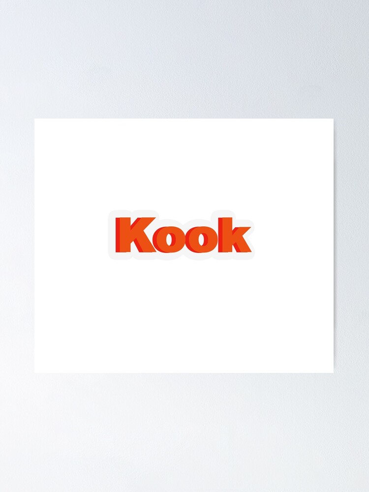 "Outer Banks surfer slang Kook" Poster by relaventcontent Redbubble